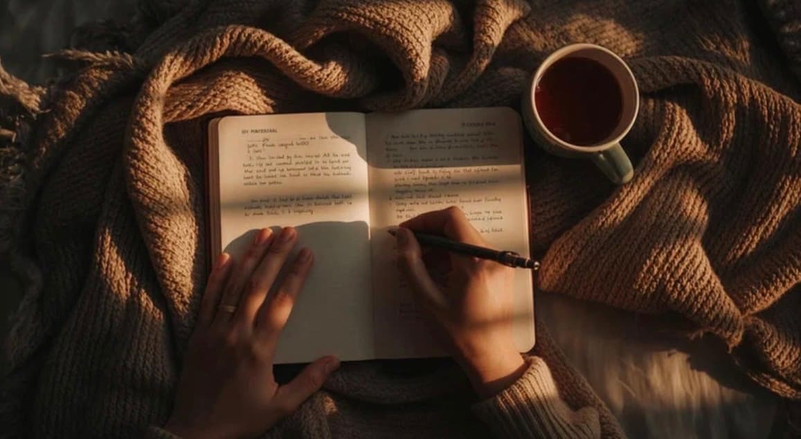 Woman journaling about fear of failure and change, EMDR therapy Florida